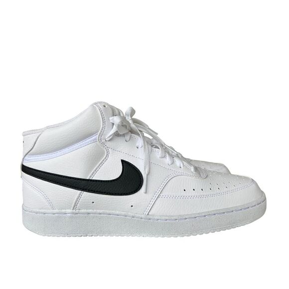 Nike Court Vision Next Nature Mid White Black  Size 10.5 NWOT main image 7